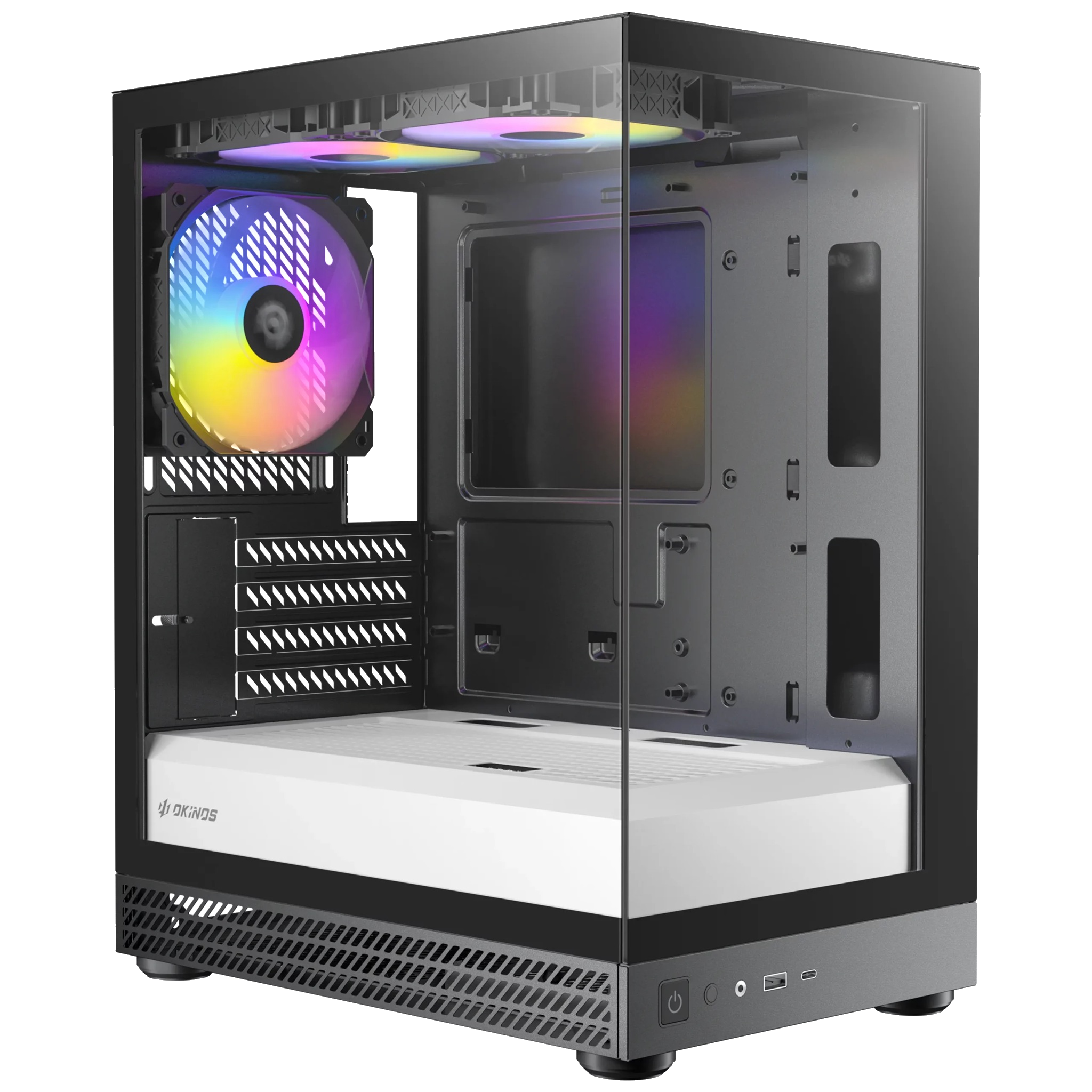 OKINOS AQUA UNO ZEBRA, Mini Tower, Micro-ATX/ITX