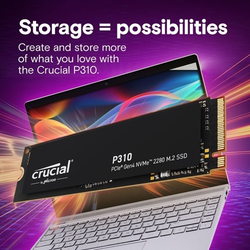 Crucial P310 1TB Gen4 2280 NVMe SSD image 4