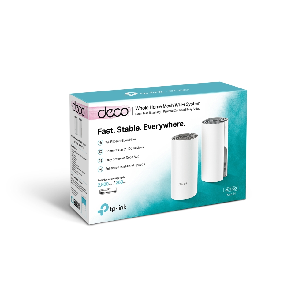 TP-Link Deco E4(2-pack) AC1200 Whole Home Mesh Wi-Fi image 5