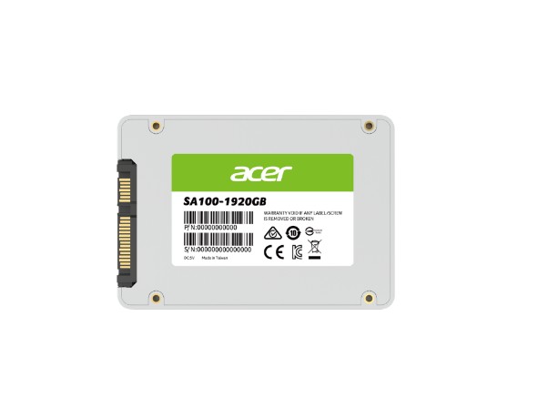 ACER SA100-1920GB SSD 2.5 SATA  lll Writing Speed 449MB/s Reading Speed 549MB/s BL.9BWWA.102 - 3 Year Warranty image 2