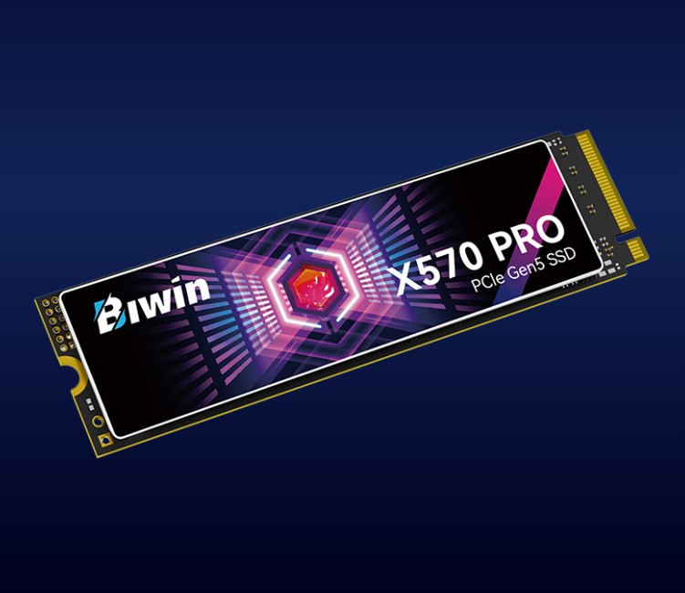 BIWIN Black Opal X570-8TB PRO SSD M.2 NVMe PCIe Gen5*4 Reading speed 14000 MB/s Writing speed 13000 MB/s BX570DN08TB-RGX - 5 Year Warranty image 2