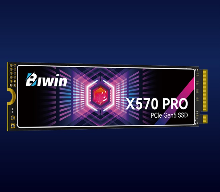 BIWIN Black Opal X570-8TB PRO SSD M.2 NVMe PCIe Gen5*4 Reading speed 14000 MB/s Writing speed 13000 MB/s BX570DN08TB-RGX - 5 Year Warranty image 4
