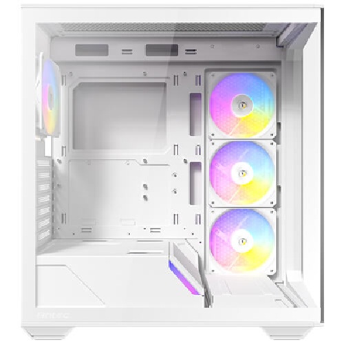 Antec C3 ARGB - White, Mid Tower, ATX/Micro-ATX/ITX, 270° Tempered Glass, USB-C, 4× PWM ARGB Fans, 360mm Radiator, 2Yr Wty image 3