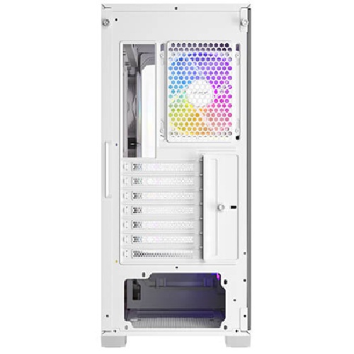 Antec C3 ARGB - White, Mid Tower, ATX/Micro-ATX/ITX, 270° Tempered Glass, USB-C, 4× PWM ARGB Fans, 360mm Radiator, 2Yr Wty image 4