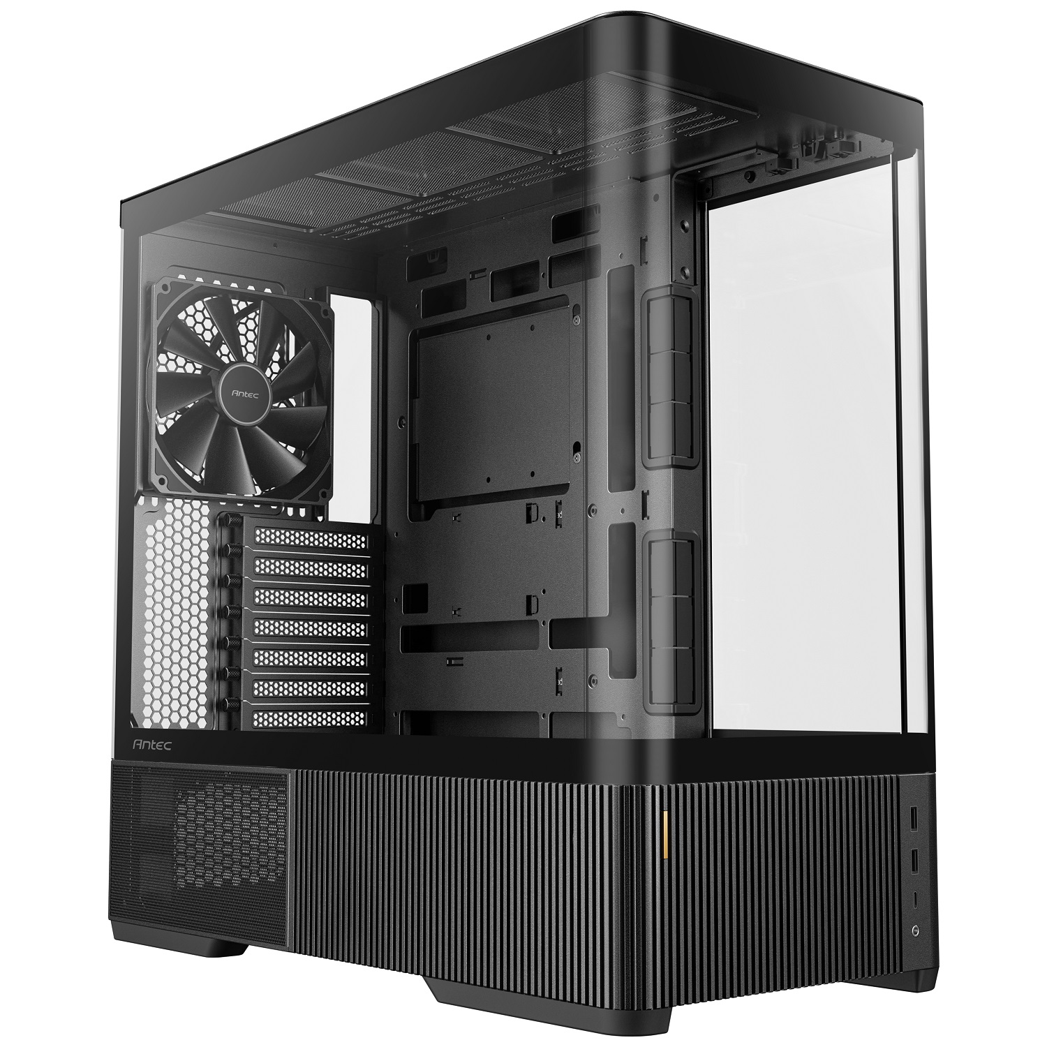 Antec C6 Curve AIR - Black, ATX/mATX/ITX, steel/glass, 7 slots, 450mm GPU, 180mm CPU, 3 PWM fans, USB-C 10Gbps image 3