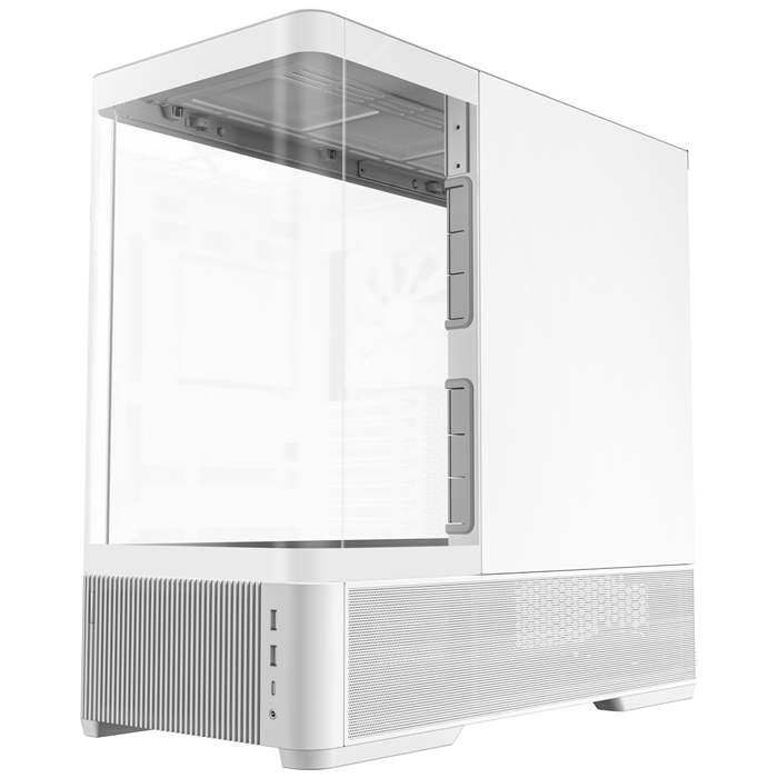 Antec C6 Curve AIR - White, ATX/mATX/ITX, steel/glass, 7 slots, 450mm GPU, 180mm CPU, 3 PWM fans, USB-C 10Gbps image 2