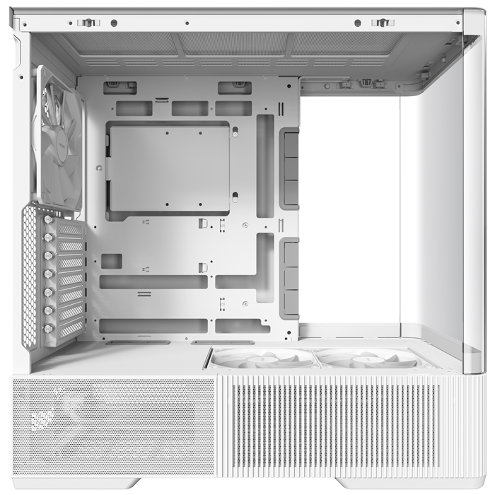 Antec C6 Curve AIR - White, ATX/mATX/ITX, steel/glass, 7 slots, 450mm GPU, 180mm CPU, 3 PWM fans, USB-C 10Gbps image 3