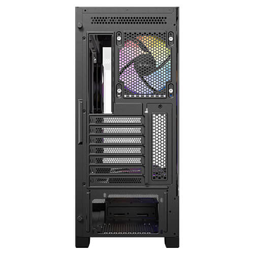 Antec CX700 ARGB - Black, Mid Tower, ATX/Micro-ATX/ITX, 270° Tempered Glass, USB-C, 3× ARGB PWM Fans, 360mm Radiator, 1Yr Wty image 4