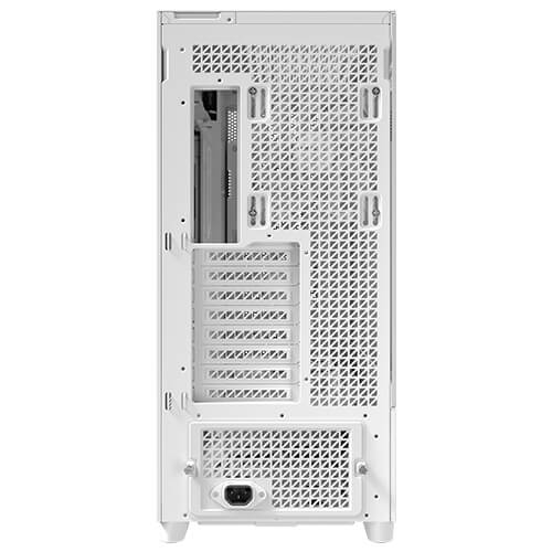 Antec Flux Pro EUV - White, Full Tower, E-ATX/ATX/Micro-ATX/ITX, Tempered Glass, Wood Front, USB-C, 6× PWM Fans, 2Yr Wty image 4