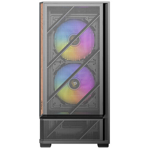 Antec P30 ARGB Mid Tower, 478×222×465 mm, Steel+Plastic+Wood, ATX/mATX/ITX, 4mm TG, 2xUSB3.0, Type-C, 7 slots, 2/1×3.5"/2.5", ARGB fans 3+2, GPU 405  image 2