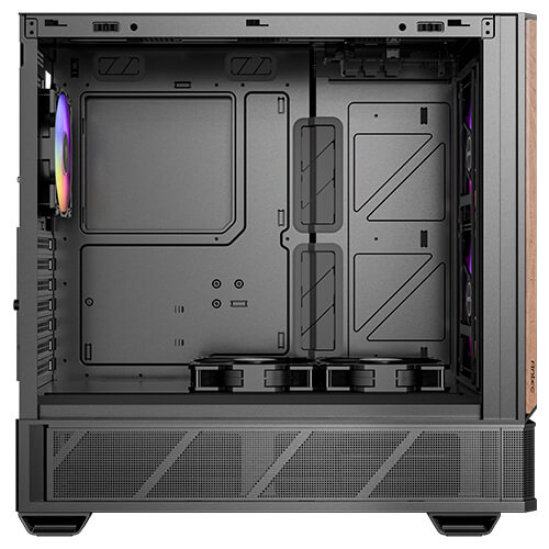 Antec P30 ARGB Mid Tower, 478×222×465 mm, Steel+Plastic+Wood, ATX/mATX/ITX, 4mm TG, 2xUSB3.0, Type-C, 7 slots, 2/1×3.5"/2.5", ARGB fans 3+2, GPU 405  image 3