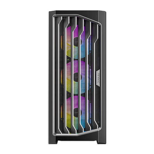 Antec Performance 1 FT ARGB - Black, Full Tower, E-ATX/ATX/Micro-ATX/ITX, Tempered Glass, Temp Display, USB-C 10Gbps, 4× ARGB PWM Fans, 2Yr Wty image 2