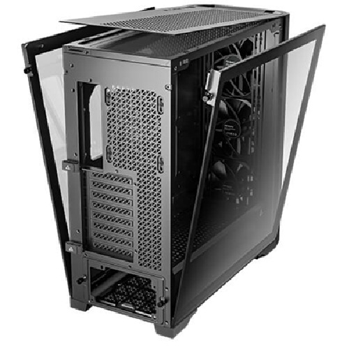 Antec Performance 1 FT - Black, Full Tower, E-ATX/ATX/Micro-ATX/ITX, Dual Tempered Glass, Temp Display, USB-C 10Gbps, 4× PWM Fans, 2Yr Wty image 4