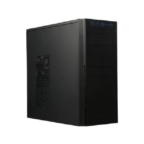 Antec VSK4000B-U3 - Black, Mini Tower, ATX/Micro-ATX/Mini-ITX, 2× USB 3.0, 1× 120mm Rear Fan, 5× 3.5" Bays, Black, 2-Yr Wty