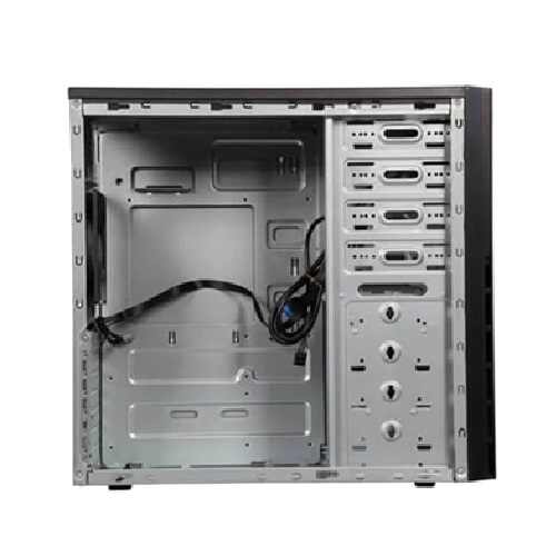Antec VSK4000B-U3 - Black, Mini Tower, ATX/Micro-ATX/Mini-ITX, 2× USB 3.0, 1× 120mm Rear Fan, 5× 3.5" Bays, Black, 2-Yr Wty image 4