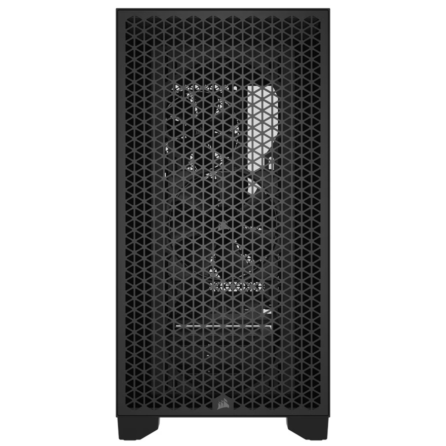 Corsair 3000D AIRFLOW Mid-Tower PC Case - Black, Steel, Tempered Glass, ATX, 7 Slots, 360mm GPU, 170mm CPU, 2yr wty image 2