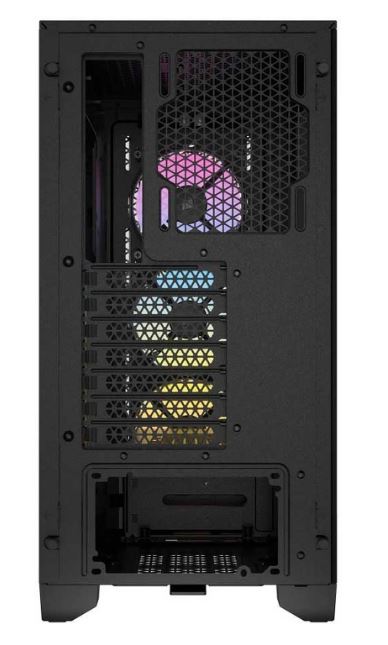 Corsair 3000D RGB AIRFLOW Mid-Tower PC Case - Black, ATX, 360 GPU, 170 CPU cooler, 220 PSU, 3x AR120 RGB, 2x USB-A 3.2 Gen 1 image 3