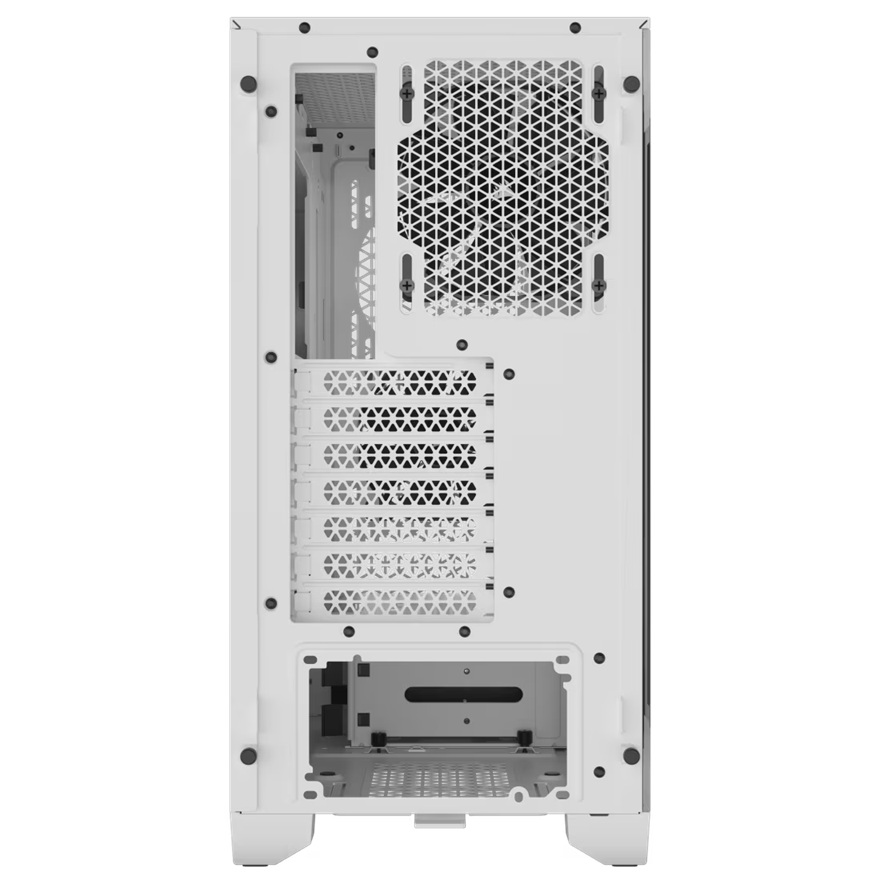 Corsair 3000D AIRFLOW Mid-Tower PC Case - White, Tempered Glass, ATX, 360mm GPU, 170mm CPU, 360mm radiator, 7 slots, USB 3.2, Dust Filtered, 2yr wty image 3