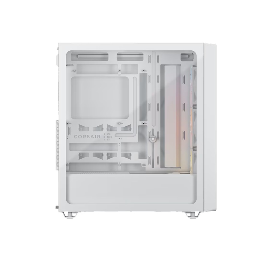 Corsair 3200D RS ARGB Mid-Tower PC Case- White, ATX mATX ITX, TG panel, ARGB fans, 400mm GPU, 165mm CPU, 360mm rad, USB-C, 7 slots, 2x2.5 1x3.5, 2yr w image 2