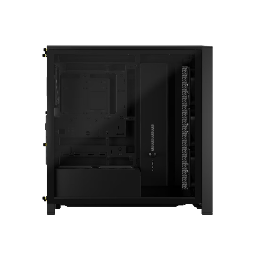 Corsair FRAME 4000D WOOD RS Modular Mid-Tower PC Case - White/Walnut, E-ATX ATX mATX ITX, TG wood, 430mm GPU, 170mm CPU, 360mm rad, USB-C, vert GPU image 3