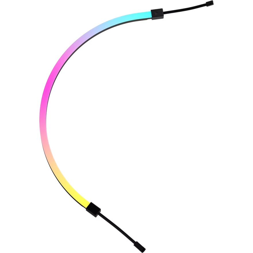 Corsair iCUE LINK LS430 Aurora RGB Light Strips - 430mm Kit – 430×10×10mm, magnetic mount, black, addressable LEDs image 3