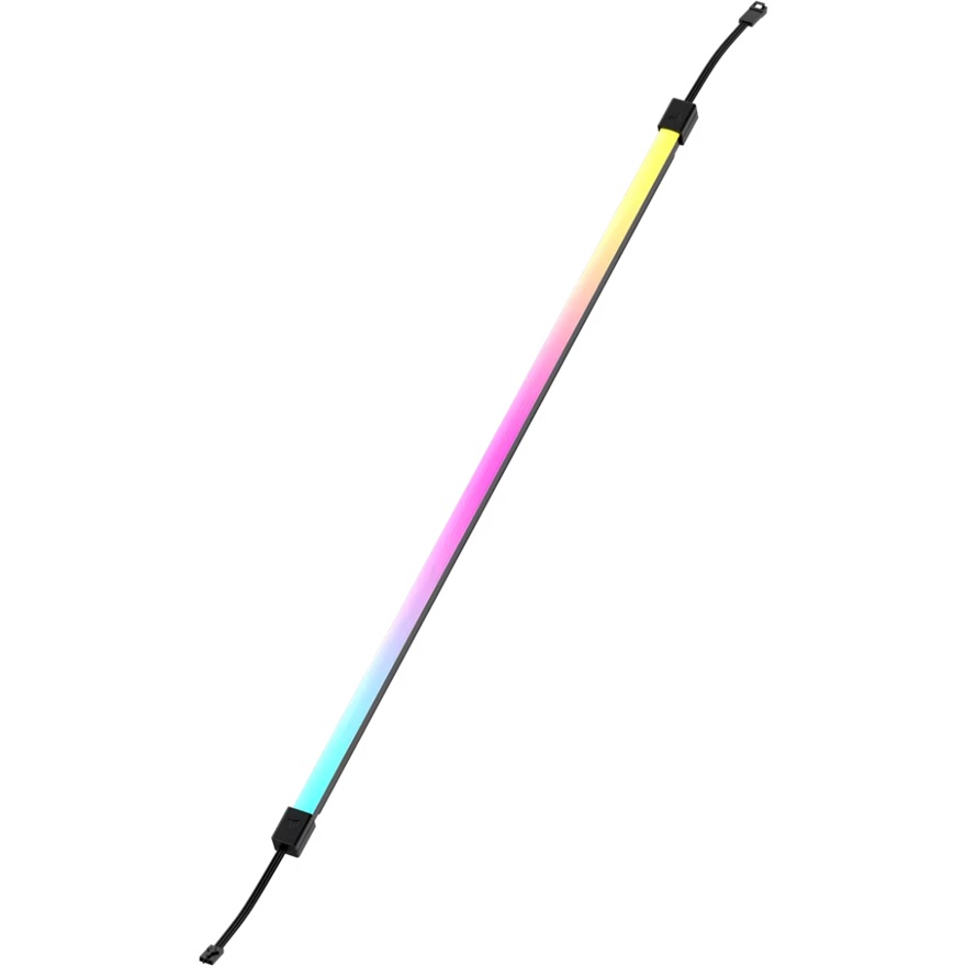 Corsair iCUE LINK LS430 Aurora RGB Light Strips - 430mm Kit – 430×10×10mm, magnetic mount, black, addressable LEDs image 4