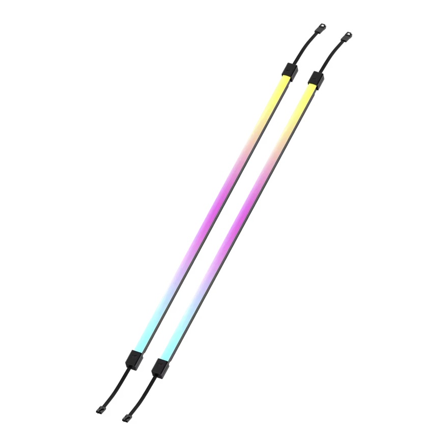 Corsair LS430 Aurora RGB Light Strips - 430mm – 430×10×10mm, black, magnetic mount, addressable LEDs, iCUE compatible, flexible image 2