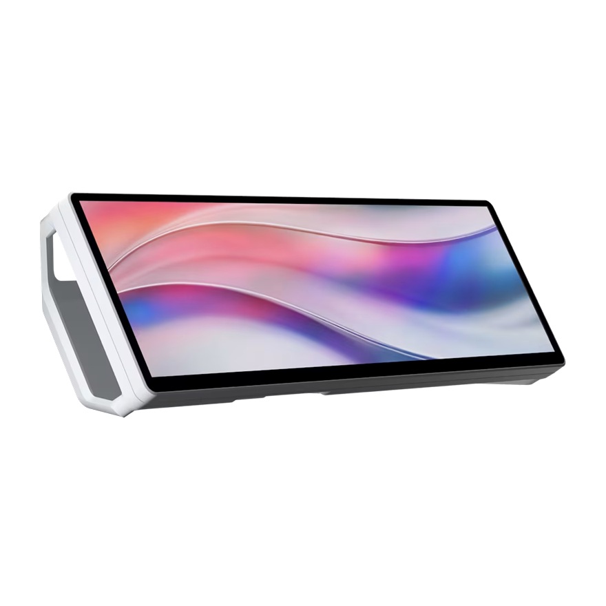 Corsair XENEON EDGE 14.5" LCD Touchscreen - White, 2560x720@60Hz, HDMI/USB-C, 5-point touch, magnetic mount, detachable stand, vertical/horizontal use image 2