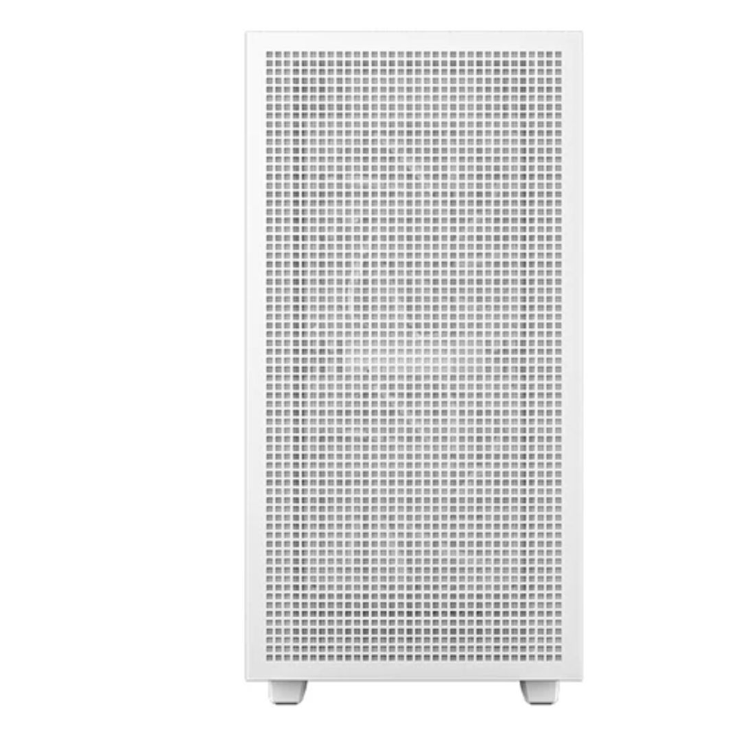 DeepCool CH360 Digital White Micro ATX Case, Digital Status Display, Tempered Glass Window,1x USB 3.0, 1x USB-C, HD Aud (LS) image 2