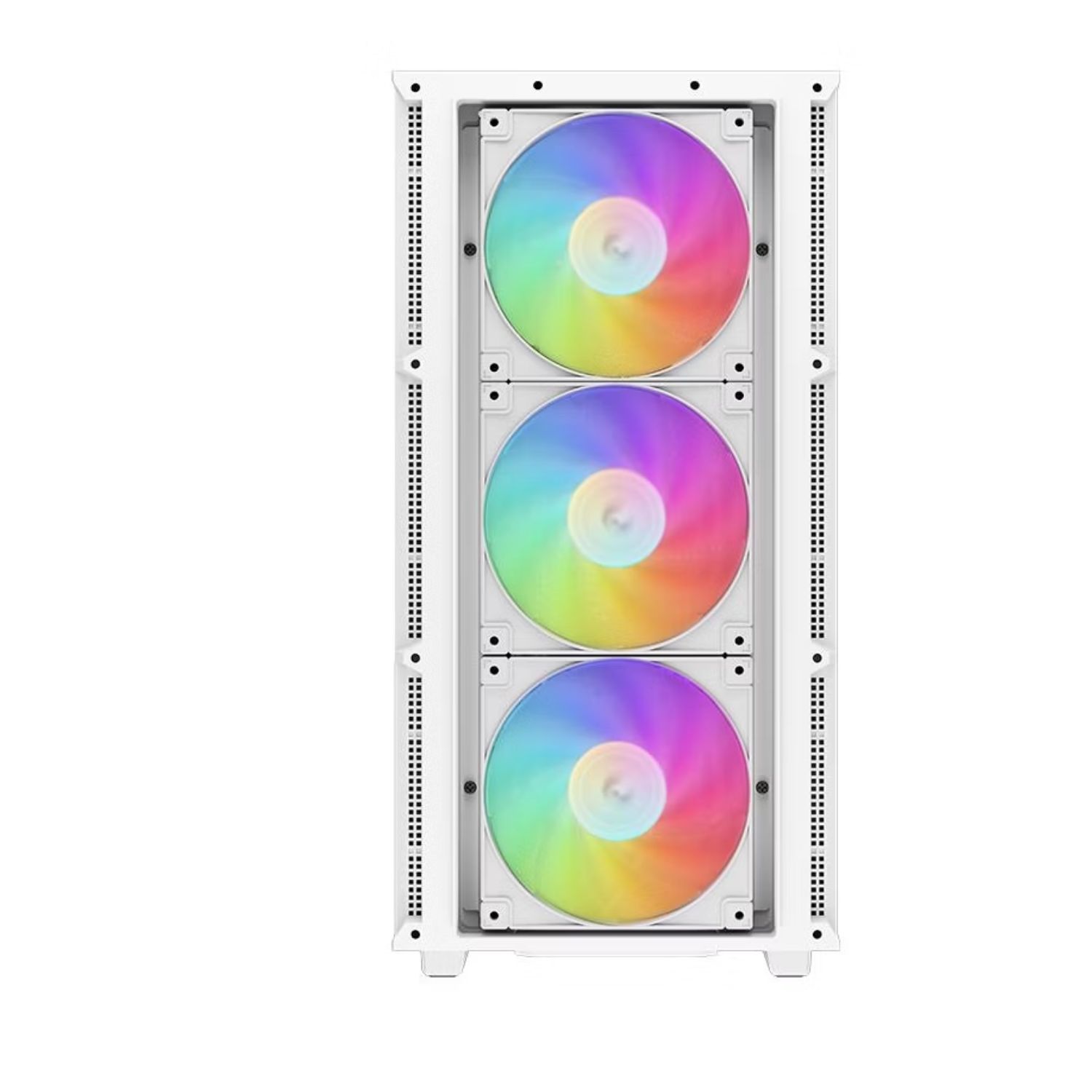 DeepCool CH560 DIGITAL White High Airflow Mid-Tower ATX Case, Digital Status Display, Magnetic Hybrid Mesh, 3 Pre-Installed 140mm Fans (LS) image 3
