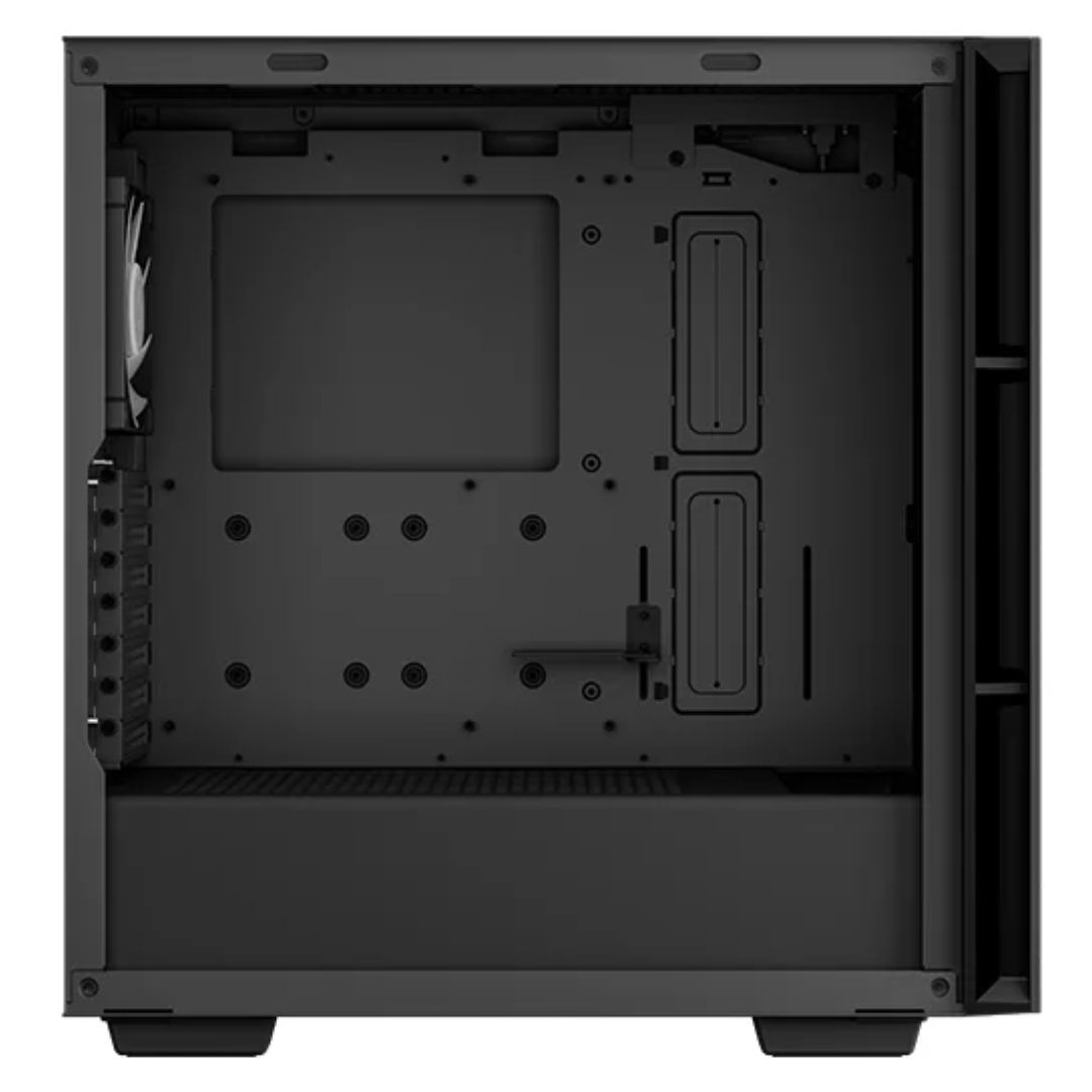 DeepCool CH560 HighAirflow Mid-Tower ATX Case, Magnetic Hybrid Mesh, Tempered Glass, 3 Pre-Installed 140mm ARGB Fans (LS) image 3