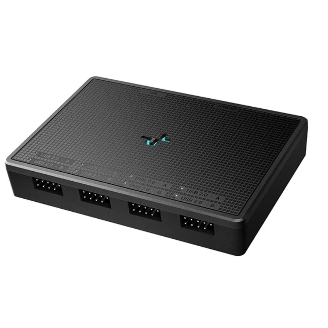 DeepCool UH-04 9-Pin USB 2.0 Hub, Magnet & Screw Fixation, USB2.0-9PIN×1,USB Type-C×1,USB2.0-9PIN×4 image 2