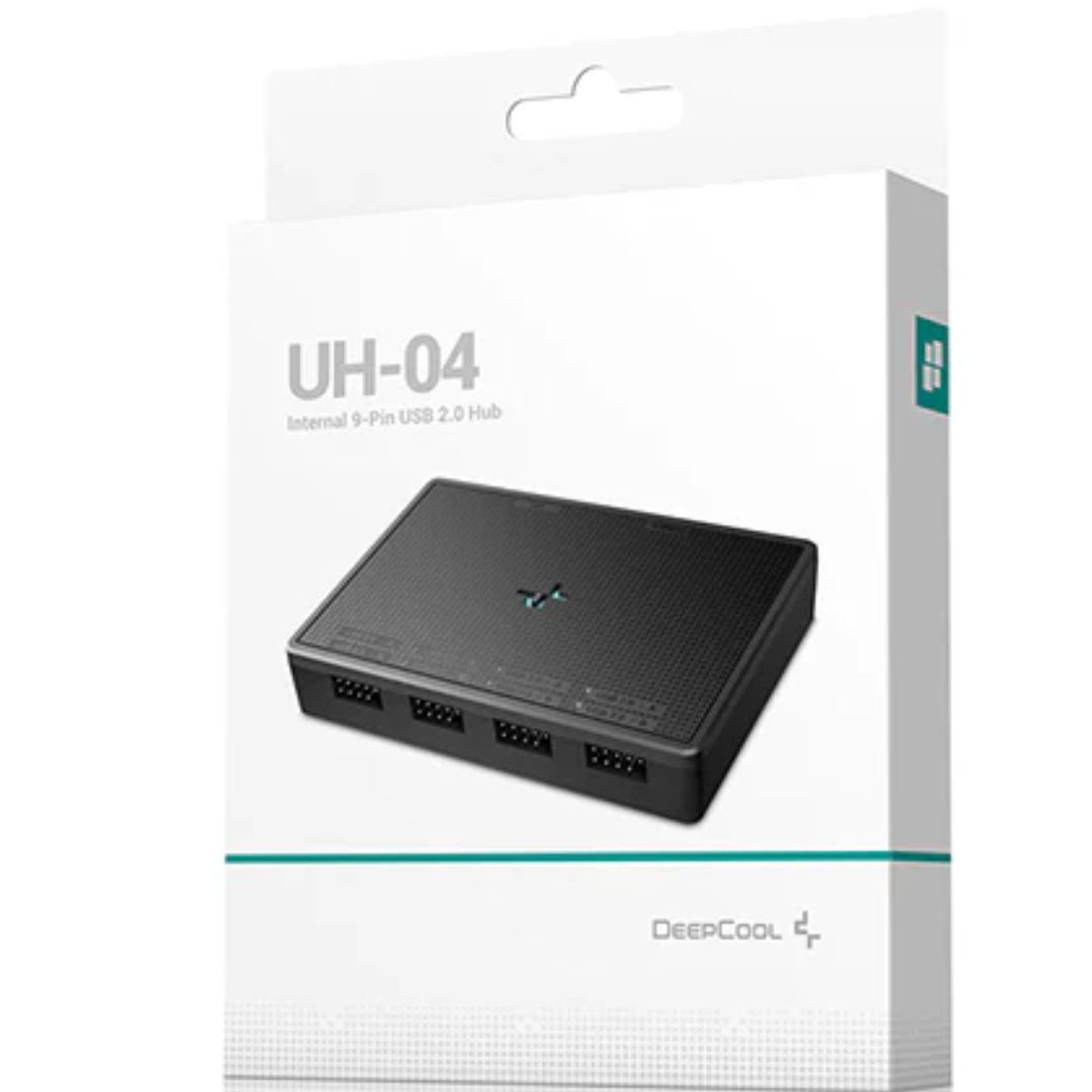 DeepCool UH-04 9-Pin USB 2.0 Hub, Magnet & Screw Fixation, USB2.0-9PIN×1,USB Type-C×1,USB2.0-9PIN×4 image 4