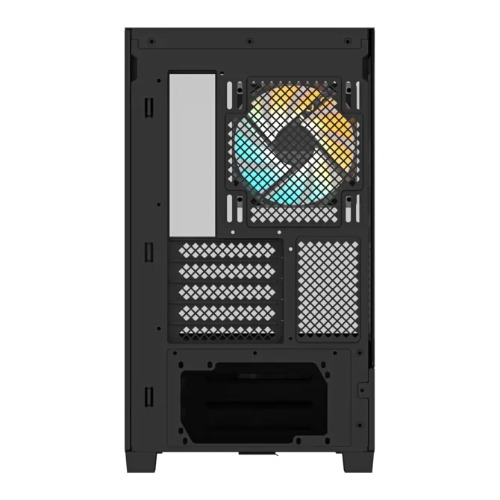 Gigabyte C201 PANORAMIC, Mid Tower, mini-ITX/m-ATX, Black, H431x W242x D430 mm, 5 Slots, USB 3.0 x2, H=502 W=313 D=525 mm image 2