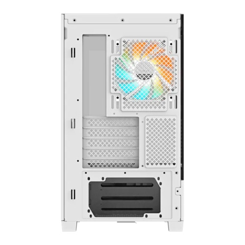 Gigabyte C201PI M-ATX CASE, Mid Tower, mini-ITX/m-ATX, White, H431x W242x D430 mm, 5 Slots, USB 3.0 x2, H=502 W=313 D=525 mm image 2