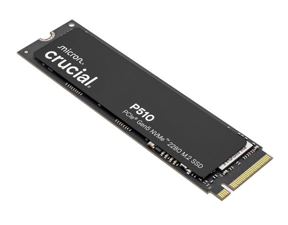 Crucial P510 2TB Gen5 2280 NVMe M.2 SSD 10,000 / 8,700 MB/s R/W 1200TBW 1.4M IOPS 1.5M hrs MTTF Full-Drive Encryption 5yrs ~CT2000P310SSD8-P image 3