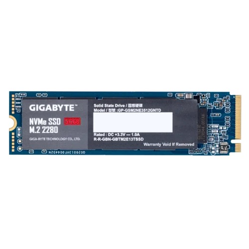 GIGABYTE Gen3 512GB NVMe PCIe 3.0 x4 M.2 2280 SSD, 1900MB/s Read, 1200MB/s Write, 1.5M Hours MTBF, 3-Year Warranty image 2