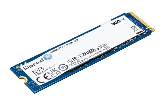 Kingston SNV3S NV3 500GB PCle 4.0x4 NVMe M.2 2280 SSD 5000/3000MB/s compaitible Notebook and SFF 5Y Limited image 2