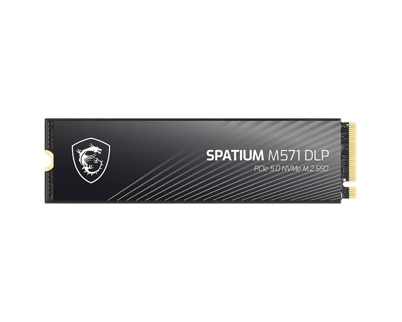 MSI SPATIUM M571 DLP PCIe 5.0 NVMe M.2 4TB, PCIe 5.0x4, NVMe 2.0, M.2 2280, Phison E28, 14500/11000MB/s, 2600K IOPS, 2800TBW, 5yr wty image 2