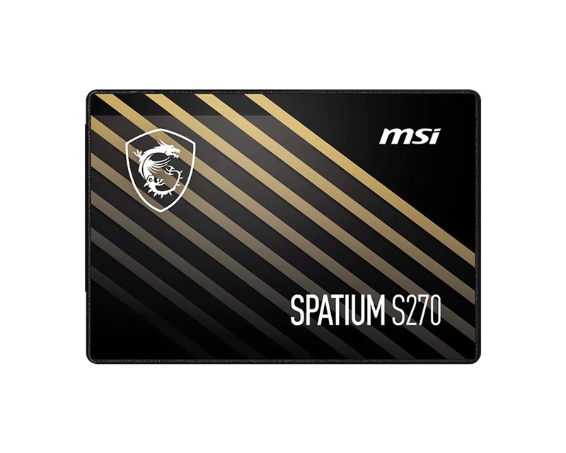 MSI SPATIUM S270 SATA 2.5" 960GB,  PHISON S11, 3D NAND, SATA III 6Gbps, Sequential Read up to 500MB/s, Sequential Write up to 450MB/s, 250 TBW, 5Y WTY image 2