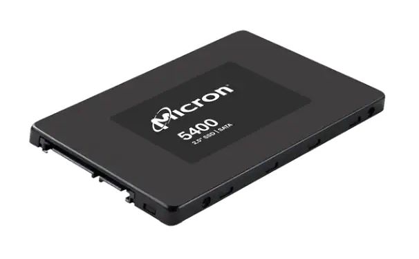 Micron 5400 PRO 1.92TB 2.5" SATA Enterprise SSD 540R/520W MB/s 95K/75K IOPS 17520TBW 1.5DWPD 3M hrs MTTF AES 256-bit encryption Server Data Centre 5yr