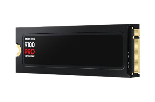 Samsung 9100 PRO 4TB PCIe Gen5 NVMe SSD Heatsink 14800MB/s 13400MB/s R/W 2200K/2600K IOPS 2400TBW 1.5M hrs V-NAND TLC AES 256-bit Encryption 5yr wty image 4