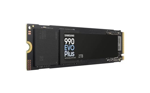 Samsung 990 EVO Plus 2TB PCIe Gen5 NVMe SSD 7250MB/s 6300MB/s R/W 1000K/1350K IOPS 1200TBW 1.5M hrs V-NAND TLC AES 256-bit Encryption 5yr wty image 4