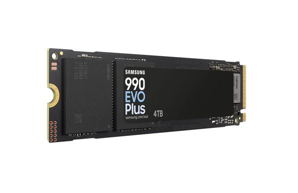 Samsung 990 EVO Plus 4TB PCIe Gen5 NVMe SSD 7250MB/s 6300MB/s R/W 1050K/1400K IOPS 2400TBW 1.5M hrs V-NAND TLC AES 256-bit Encryption 5yr wty image 4