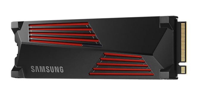 Samsung 990 Pro 1TB with Heatsink Gen4 NVMe SSD 7450MB/s 6900MB/s R/W 1550K/1200K IOPS 600TBW 1.5M Hrs MTBF for PS5 5yrs Wty image 3