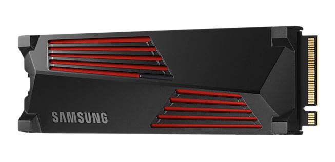 Samsung 990 Pro 2TB with Heatsink Gen4 NVMe SSD 7450MB/s 6900MB/s R/W 1550K/1200K IOPS 1200TBW 1.5M Hrs MTBF for PS5 5yrs Wty image 3