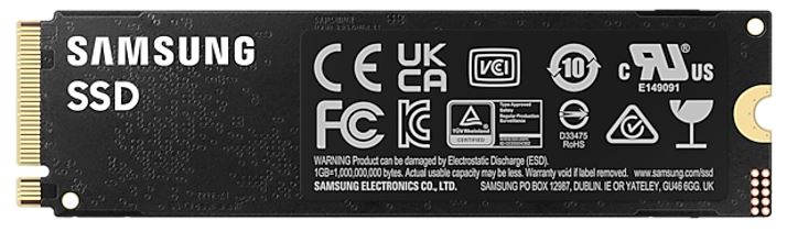Samsung 990 Pro 4TB Gen4 NVMe SSD 7450MB/s 6900MB/s R/W 1600K/1550K IOPS 2400TBW 1.5M Hrs MTBF for PS5 5yrs Wty image 2