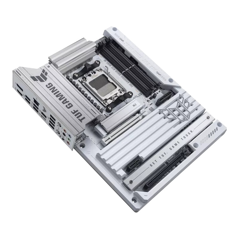 ASUS AMD TUF GAMING B850-BTF WIFI W (AM5)  ATX Motherboard, DDR5 256GB, PCIe 5.0, 3× M.2, Wi-Fi 7, 2.5GbE, BTF 600W GPU Power image 3