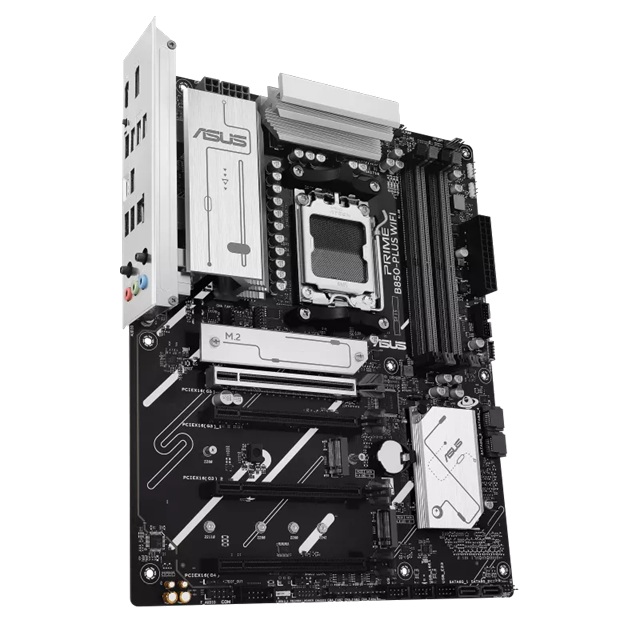 ASUS AMD PRIME B850-PLUS WIFI-CSM (AM5) ATX Motherboard, DDR5 256GB, 1x PCIe 5.0 x16, 3x M.2 slots, 4x SATA, Wi-Fi 6E, 2.5Gb LAN, 1x HDMI, 1x DP image 2