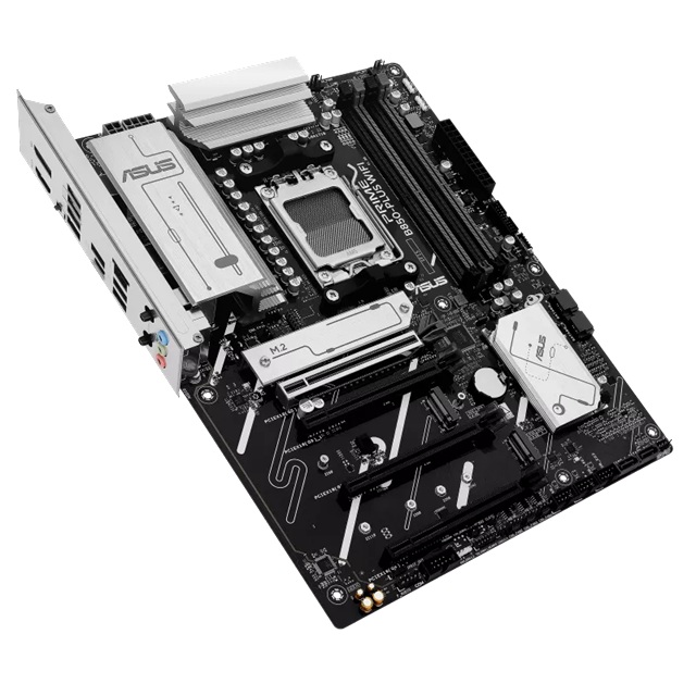 ASUS AMD PRIME B850-PLUS WIFI-CSM (AM5) ATX Motherboard, DDR5 256GB, 1x PCIe 5.0 x16, 3x M.2 slots, 4x SATA, Wi-Fi 6E, 2.5Gb LAN, 1x HDMI, 1x DP image 3